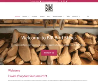 Billbird.co.uk(Bill Bird Shoes) Screenshot