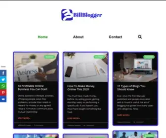 Billblogger.com(Build an Online Business From Your Career or Business) Screenshot