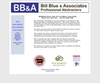 Billblueassociates.com(BB&A Website) Screenshot