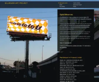 Billboardartproject.org(The Billboard Art Project) Screenshot