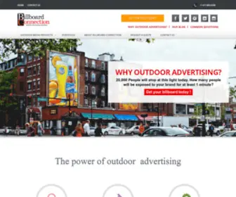 Billboardconnectionadvertising.com(Outdoor Billboard Advertising) Screenshot