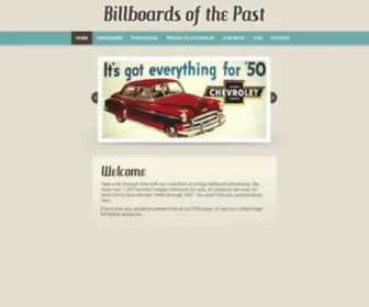 Billboardsofthepast.com Screenshot