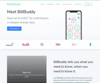 Billbuddy.co.uk(BillBuddy Energy Switching) Screenshot