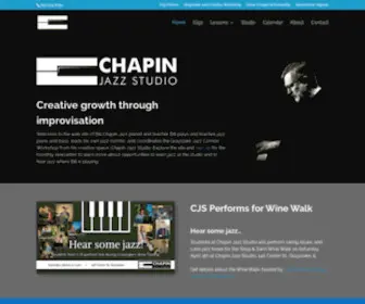 Billchapinjazz.com(Bill Chapin Jazz Studio) Screenshot