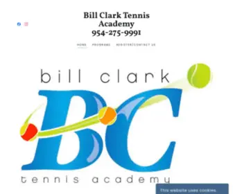 Billclarktennis.com(Bill Clark Tennis Academy) Screenshot