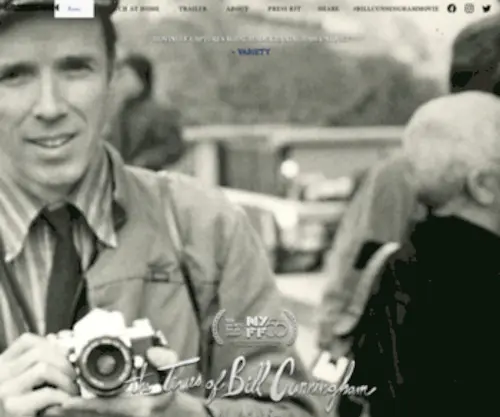 Billcunninghammovie.com(The Times of Bill Cunningham) Screenshot