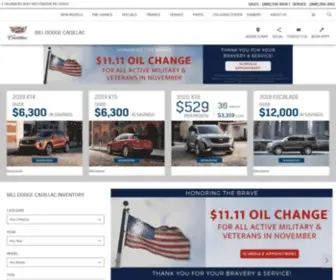 Billdodgecadillac.com(Bill Dodge Cadillac in WESTBROOK) Screenshot
