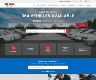 Billdube.com(Bill Dube Ford Toyota in Dover NH) Screenshot