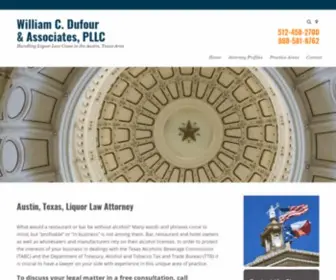 Billdufourlaw.com(Austin Law Attorney) Screenshot