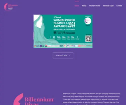 Billenniumdivas.fund(Power, Unleashed) Screenshot