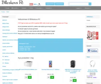 Billeskovs-PC.dk(Billeskovs Pc) Screenshot