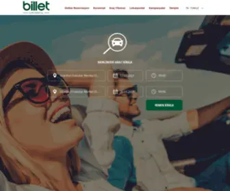 Billet.com.tr(Online Rezervasyon) Screenshot