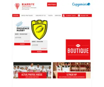 Billetterie-Bopb.fr(Billetterie Biarritz) Screenshot
