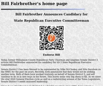 Billfairbrother.com(WCF's) Screenshot