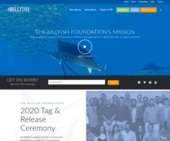 Billfish.org(The Billfish Foundation (TBF)) Screenshot