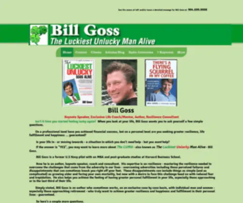 Billgoss.com(Bill Goss) Screenshot