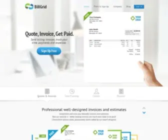 Billgrid.com(Online Billing) Screenshot