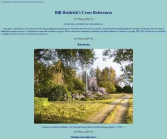 Billheidrick.com(Bill Heidrick's Cross References) Screenshot
