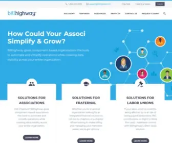 Billhighway.co(Billhighway Solutions for Associations) Screenshot