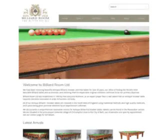 Billiard.co.uk(About Us) Screenshot