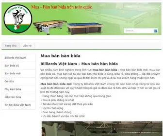 Billiardsvietnam.com(安全加密检测) Screenshot
