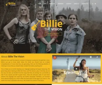 Billiethevision.com(The Swedish Indie Band) Screenshot