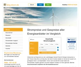 Billig-Strom.de(Billige Strom) Screenshot