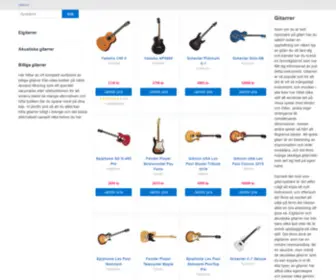 Billiggitarr.se(Billiga gitarrer) Screenshot