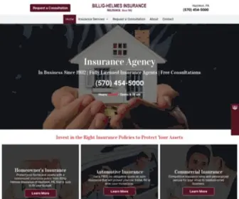 Billighelmes.com(Billig-Helmes Insurance) Screenshot