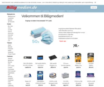 Billigmedien.de(Blæk) Screenshot