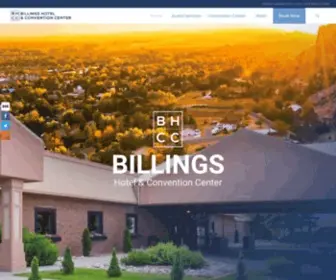 Billingshotelmt.com(The Billings Hotel and Convention Center) Screenshot