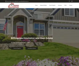 Billingslearealestate.com(Billingslea Insurance & Real Estate) Screenshot