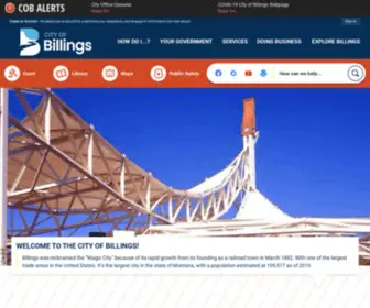Billingsmt.gov(City of Billings) Screenshot