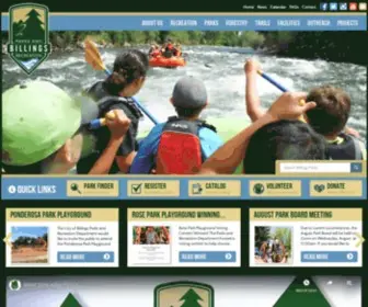 Billingsparks.org(Billings Parks and Recreation) Screenshot