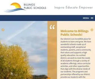 Billingsschools.org(Billings Public Schools) Screenshot