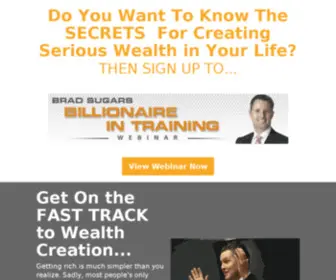 Billionaireintraining.net(Billionaire In Training) Screenshot