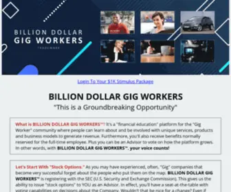 Billiondollargigworkers.com(BILLION DOLLAR GIG WORKERS) Screenshot