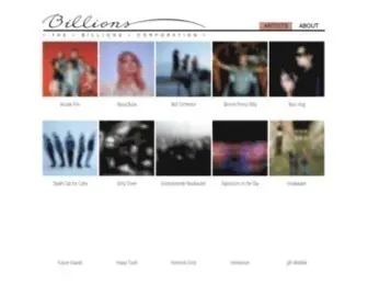 Billions.com(ARTISTS) Screenshot