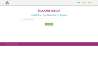 Billionsmedia.com(Billionsmedia) Screenshot