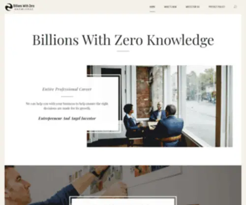 BillionswithZeroknowledge.com(Billions With Zero Knowledge) Screenshot