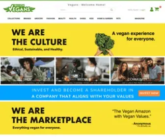 Billionvegans.com(Billion Vegans) Screenshot