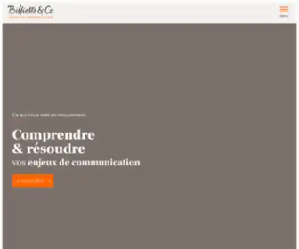 Billiotte.fr(Agence communication B2B Nancy) Screenshot
