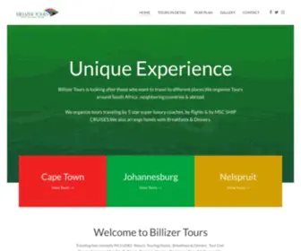 Billizertours.co.za(South African Tours) Screenshot