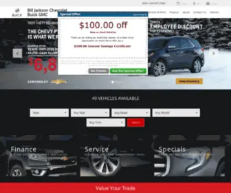 Billjacksonccbg.com(David Scott Lee Chevrolet GMC) Screenshot