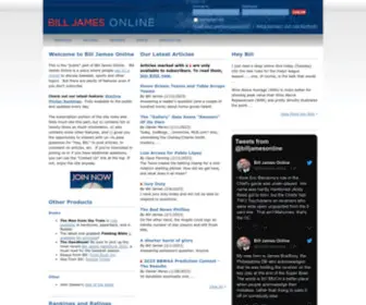 Billjamesonline.com(Bill James Online) Screenshot