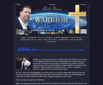 BilljBean.com(Bill Bean 'The Spiritual Warrior') Screenshot