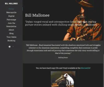 Billmallonee.net(Bill Mallonee) Screenshot