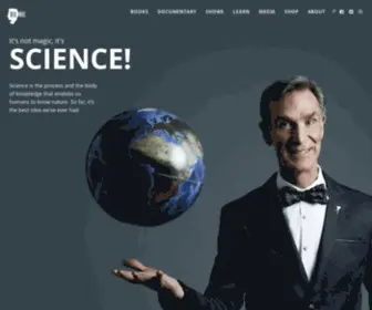 Billnye.com(Bill Nye) Screenshot