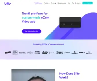 Billo.app(#1 UGC Marketplace For Video Ads) Screenshot