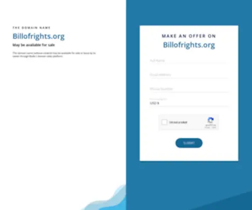 Billofrights.org(The Bill of Rights (including the Preamble to the Bill of Rights)) Screenshot